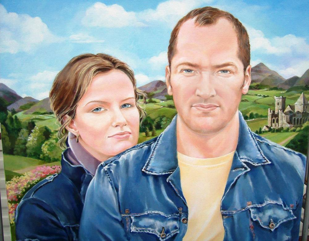 Couple In Ireland by Maria Gapen